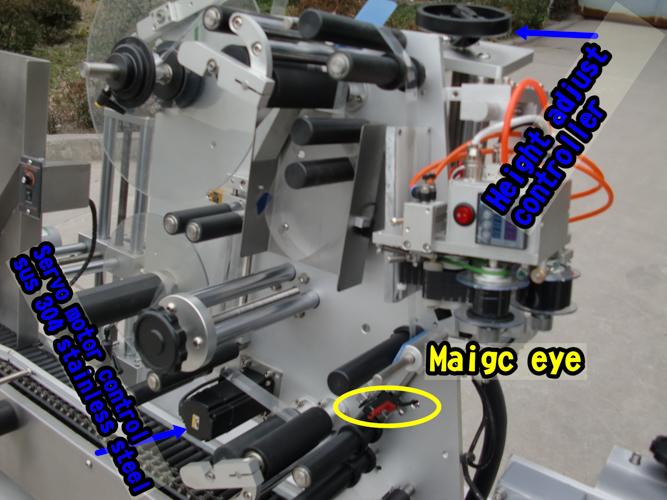 Makina e etiketimit të shishes së rrumbullakët të shishkës Siemens PLC stili horizontal i etiketimit