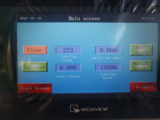 10-50ml Makinë për etiketimin e shishkave të rrumbullakëta për buzëkuqët e kozmetikës