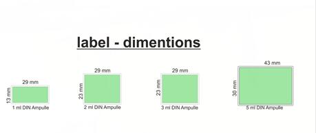 Furnizim i studentëve me stilolaps me etiketë me etiketa horizontale në shishe
