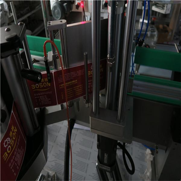 Makinë etiketimi me ngjitje dy anë për shampon dhe etiketën e shisheve të detergjentit