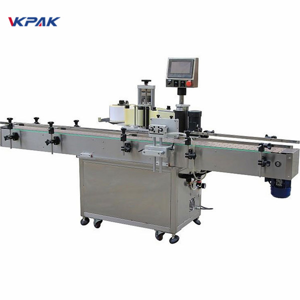 Makinë automatike për etiketimin e shisheve të rrumbullakëta Vetë vertikale të vajit