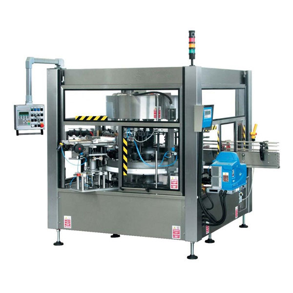 Makinë e plotë etiketuese e ngjitësve rrotullues me shishe të plotë automatike CE