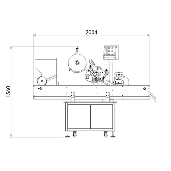 Makinë etiketimit të shishkës automatike me shpejtësi të lartë për shishe të vogël