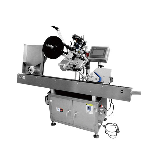 Ngjitëse me shpejtësi të lartë Sus304 Vetë ngjitëse Makinë e etiketimit të shishkës së rrumbullakët