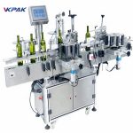 Makinë etiketimi e shisheve të rrumbullakëta për qëllime të shumëfishta për kontrollin e PLC të verës së kuqe