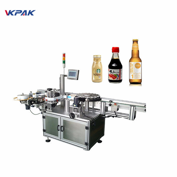 Sistemi i etiketimit të mbështjelljes së orientuar për shishe të rrumbullakëta