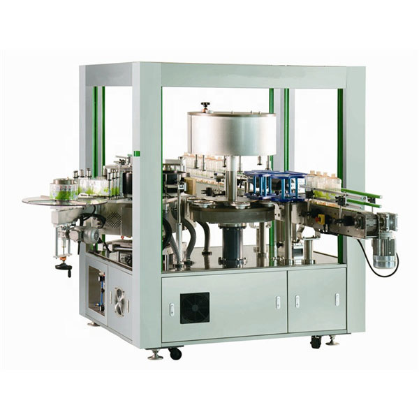 Makina rrotulluese etiketuese përpara dhe mbrapa