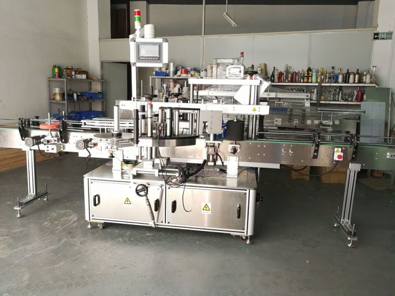 Makinë etiketimi e shisheve të rrumbullakëta / Aplikues i plotë i etiketave të sipërfaqes së sheshtë automatike furnizues