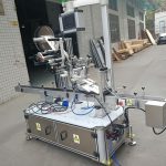Makinë etiketimi e sipërme e ngjitëseve për Llojin e Lëndës me Grykë elektrike